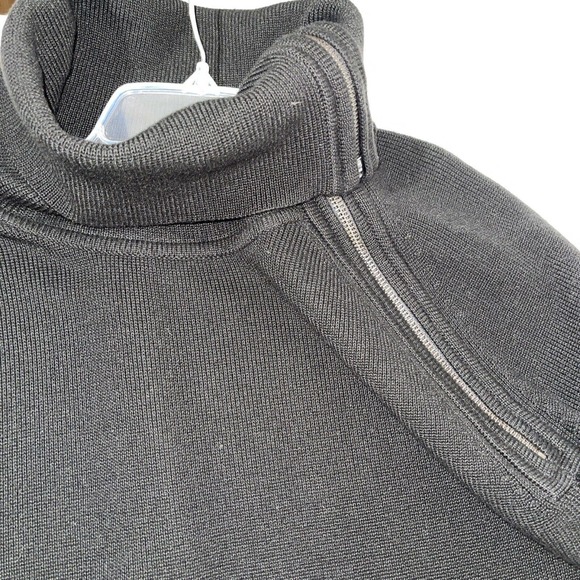 CALVIN KLEIN Women’s L Black Sweater Knit Dress Black - Picture 6 of 7